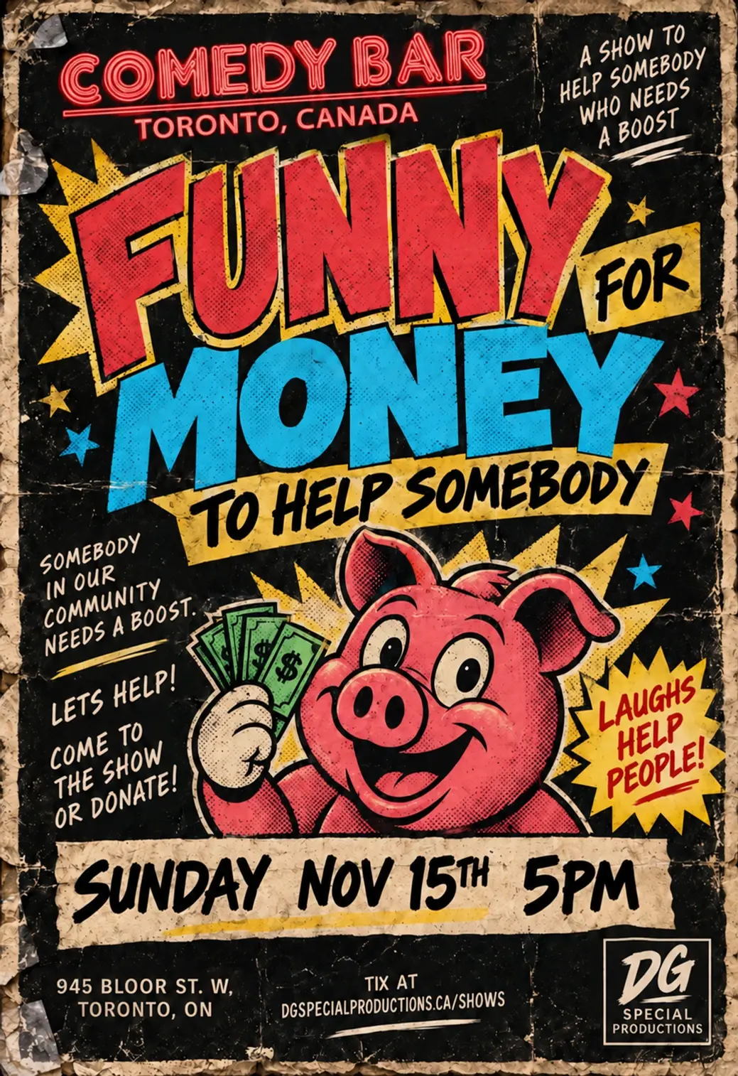 Funny For Money To Help Somebody show artwork